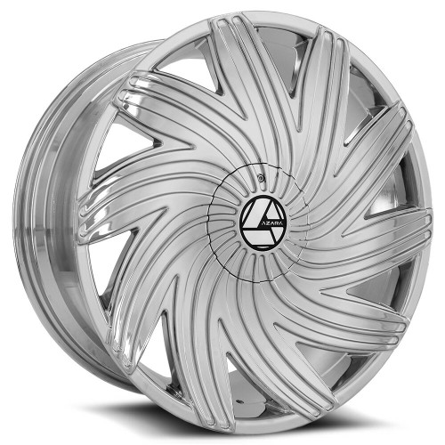 Set 4 20" Azara AZA-502 Nano Chrome Wheels 20x8.5 5x4.5 5x120 35mm Rims