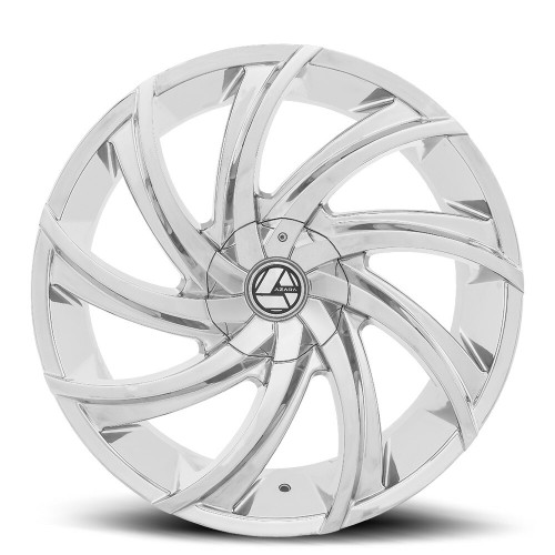 26" Azara AZA-503 Nano Chrome Wheel 26x9.5 6x135 6x5.5 25mm For Ford Chevy GMC