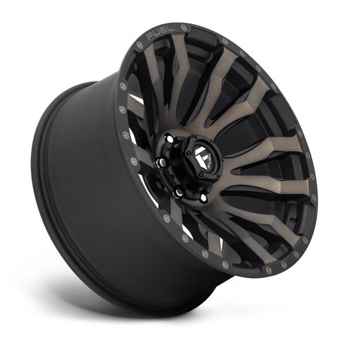 Fuel 1PC D674 Blitz 22x10 6x135 Matte Black Double Dark Tint Wheel 22" -18mm Rim