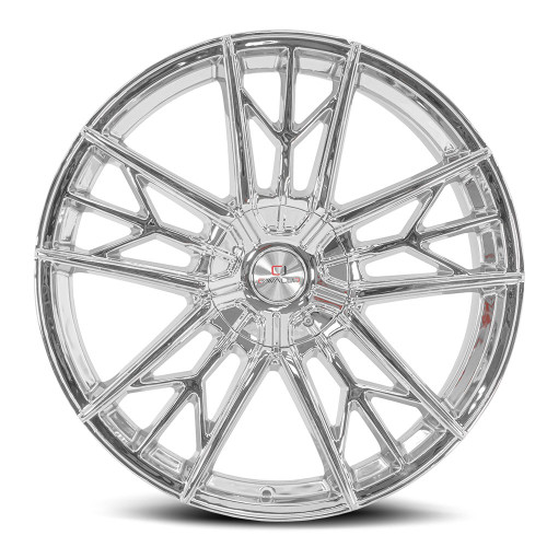 22" Cavallo CLV-39 Chrome Wheel 22x8.5 5x4.5 5x120 38mm Rim
