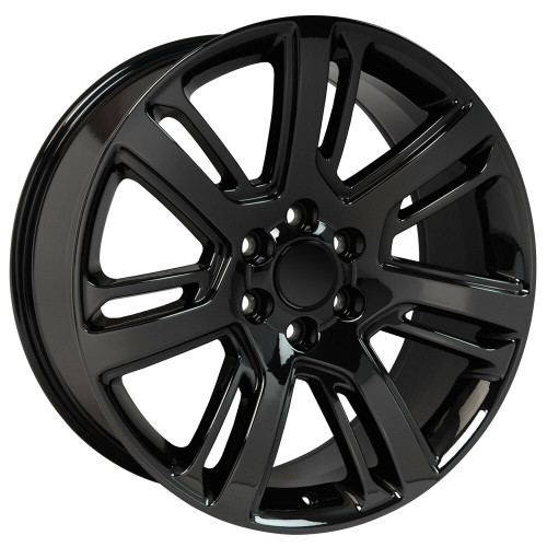 26" O.E. Revolution D-04 Gloss Black Wheel 26x10 6x5.5 31mm For Chevy GMC Rim 26" O.E. Revolution D-04 Gloss Black Wheel 26x10 6x5.5 31mm For Chevy GMC Rim