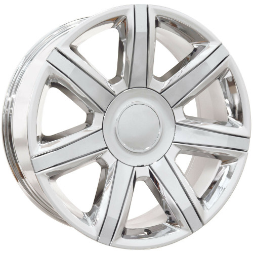 24" O.E. Revolution D-05 Chrome Wheel 24x10 6x5.5 31mm For Chey GMC Cadillac Rim