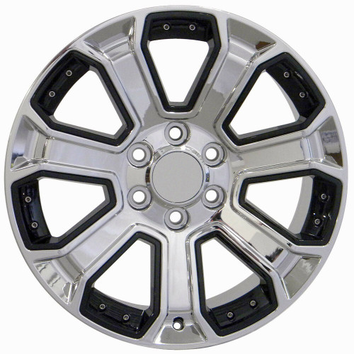 22" O.E. Revolution G-06 Chrome Wheel 22x9 6x5.5 31mm For Chevy GMC Cadillac Rim