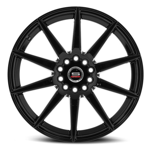 18" Spec-1 SP-51 Gloss Black Wheel 18x8 4x100 4x4.5 38mm Rim