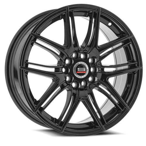 17" Spec-1 SP-56 Gloss Black Wheel 17x7.5 4x100 4x4.5 42mm Rim