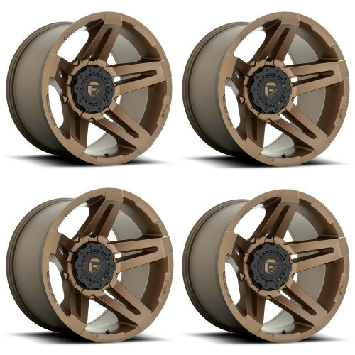 Set 4 Fuel D765 SFJ 20x12 5x5.5 5x150 Matte Bronze Wheels 20" -44mm Lifted Rims