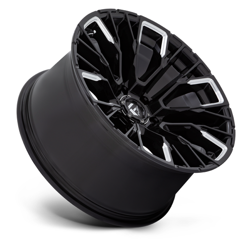 Fuel 1PC D849 Rebar 20x10 6x135 Gloss Black Milled Wheel 20" -18mm Rim