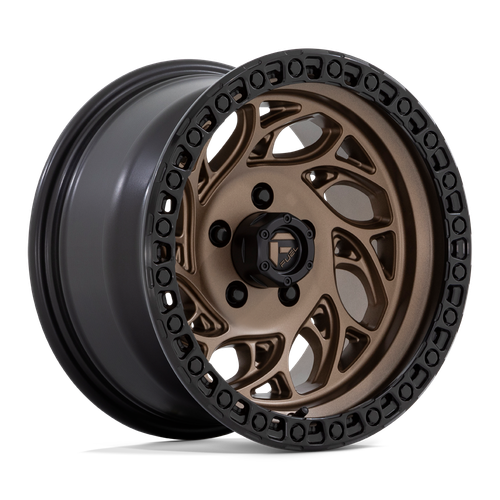 Fuel 1PC D841 Runner OR 15x8 5x5.5 Bronze With Black Ring Wheel 15" -19mm Rim