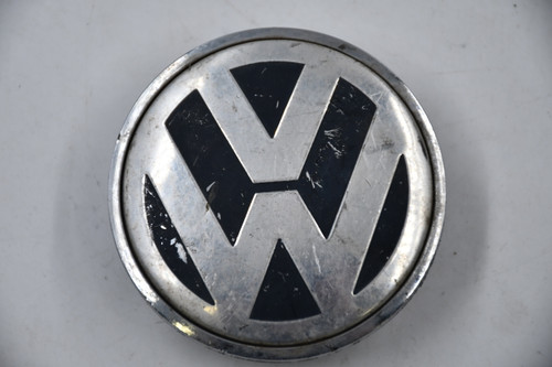 Volks Wagen Chrome w/ Gray & Chrome Logo Wheel Center Cap Hub Cap 3B7601171(CHR) 2.5" OEM Snap in
