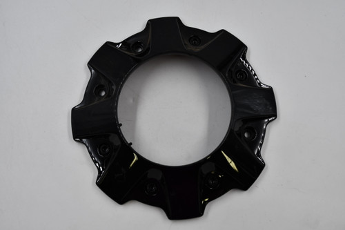 Fuel Wheels Gloss Black w/ Black Cosmetic Screws Wheel Center Cap Hub Cap 1001-81GBQ(OE) 8" 8 Lug Bolt On, No Logo/Insert