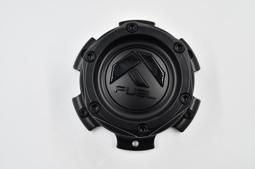 Fuel Wheels Matte Black w/ Gloss Black Logo Wheel Center Cap Hub Cap 1004-27BLD 5.5" 6 Lug