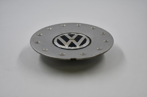 Volkswagen Silver w/ Chrome & Black Inset Wheel Center Cap Hub Cap 1J0071212 666 5.875"