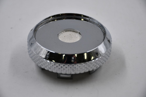 Vision Wheels Chrome Wheel Center Cap Hub Cap C425-V+MB6024D 2.75" Snap In, No Logo/Inset