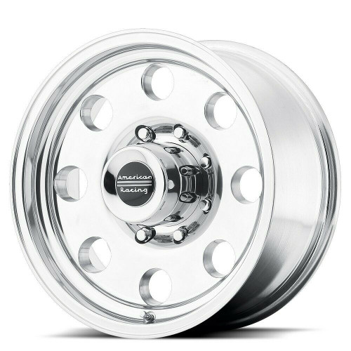 American Racing AR172 Baja 15x10 6x5.5 Polished Wheel 15" -43mm Rim