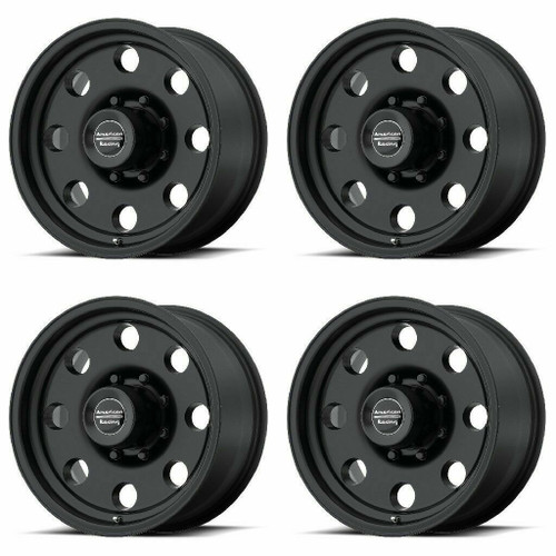 Set 4 American Racing AR172 Baja 17x9 5x5 Satin Black Wheels 17" -12mm Rims Set 4 American Racing AR172 Baja 17x9 5x5 Satin Black Wheels 17" -12mm Rims