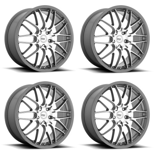 Set 4 Motegi MR153 CM10 19x9.5 5x100 Machined Gunmetal Wheels 19" 40mm Rims Set 4 Motegi MR153 CM10 19x9.5 5x100 Machined Gunmetal Wheels 19" 40mm Rims