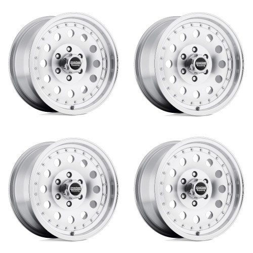 Set 4 18" American Racing AR62 Outlaw II 18x8 6x135 30mm Wheels Machined Rims