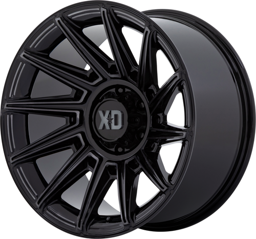 Set 4 XD XD867 Specter 20x10 8x170 Gloss Black With Gray Tint Wheels 20" -18mm