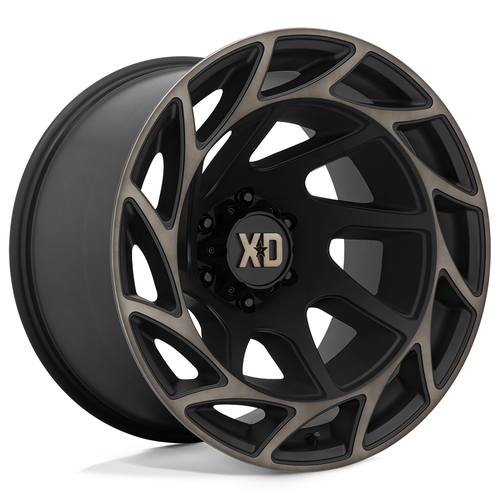 XD XD860 Onslaught 17x9 6x120 Satin Black With Bronze Tint Wheel 17" 0mm Rim