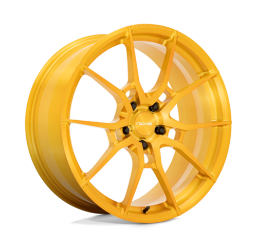 Niche Mono T112 Kanan 20x9.5 5x112 Brushed Candy Gold Wheel 20" 20mm Rim