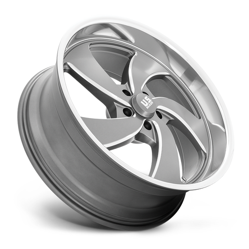 20" US Mag  U133 Desperado 20x8 5x5.0 Anthracite Milled Diamond Left Wheel 1mm