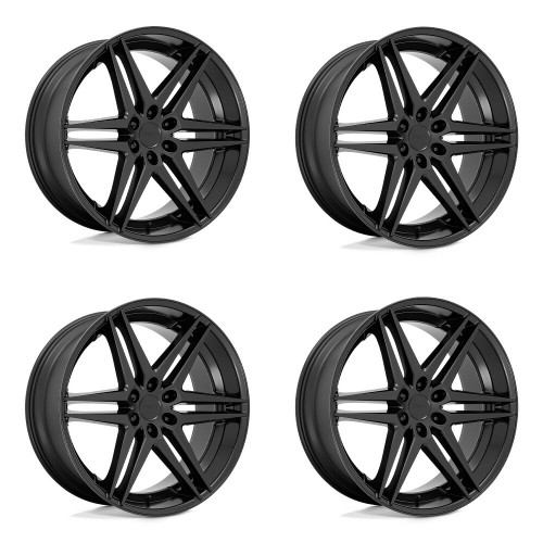 Set 4 26" DUB S269 Dirty Dog 26x10 6x135 30mm Wheels All Matte Black Truck Rims