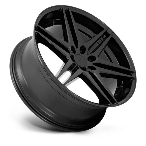 26" DUB S268 Dirty Dog 26x10 6x5.5 25mm All Glossy Black Wheel For Chevy GMC Ram