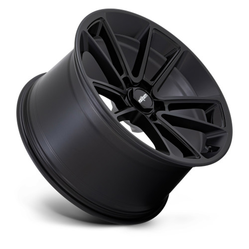 Rotiform  R194 Btl 22x12 5x120 Matte Black Cap Inside Spoke Details Wheel 22" 15