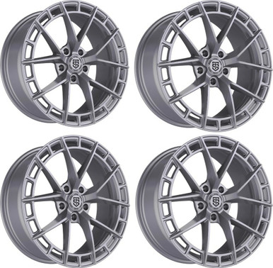 TIS Motorsports 504S Wheels 18 Inch 5x4.5 (5x114.3) Gloss Silver A2i W