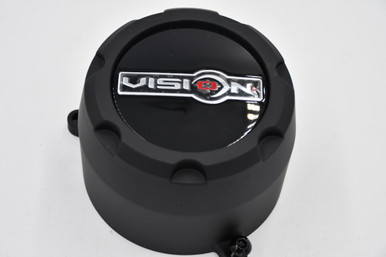 Vision 412 Rocker 8-Lug Center Cap – C398SB-8V