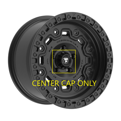 Fittipaldi Offroad FT100SB Satin Black 8x180 Wheel Center Cap CAP