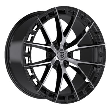 TIS Motorsports 504MB Wheels 22 Inch 6x135 Machined & Black A2i Wheel