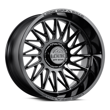 Lock Extreme Assault 20x9 Gloss Black Wheels | 8x170 Lifted Truck