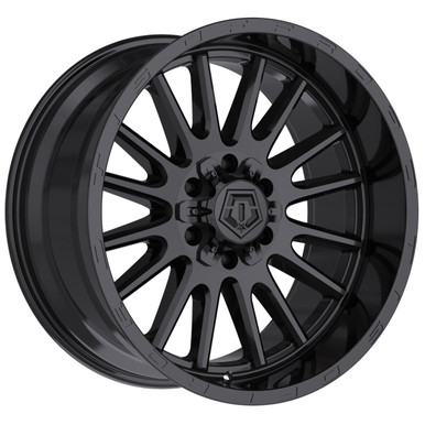 TIS 567B Wheels 20 Inch 8x6.5 (8x165.1) Gloss Black A2i Wheel and Tire