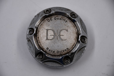 DC Wheels Chrome w/ Machined Insert Wheel Center Cap Hub Cap E-134 2. ...