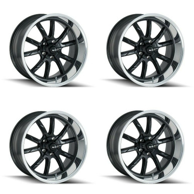 Ridler 650 Wheels 20.0 Inch 5x4.75 (5x120.65) A2i Wheel and Tire