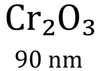 Cr2O3, 90 nm
