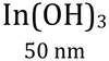 In(OH)3, 50 nm