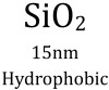 SiO2-amorphous, 15 nm, Hydrophobic