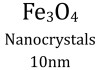 Fe3O4 Nanocrystals: 10 nm