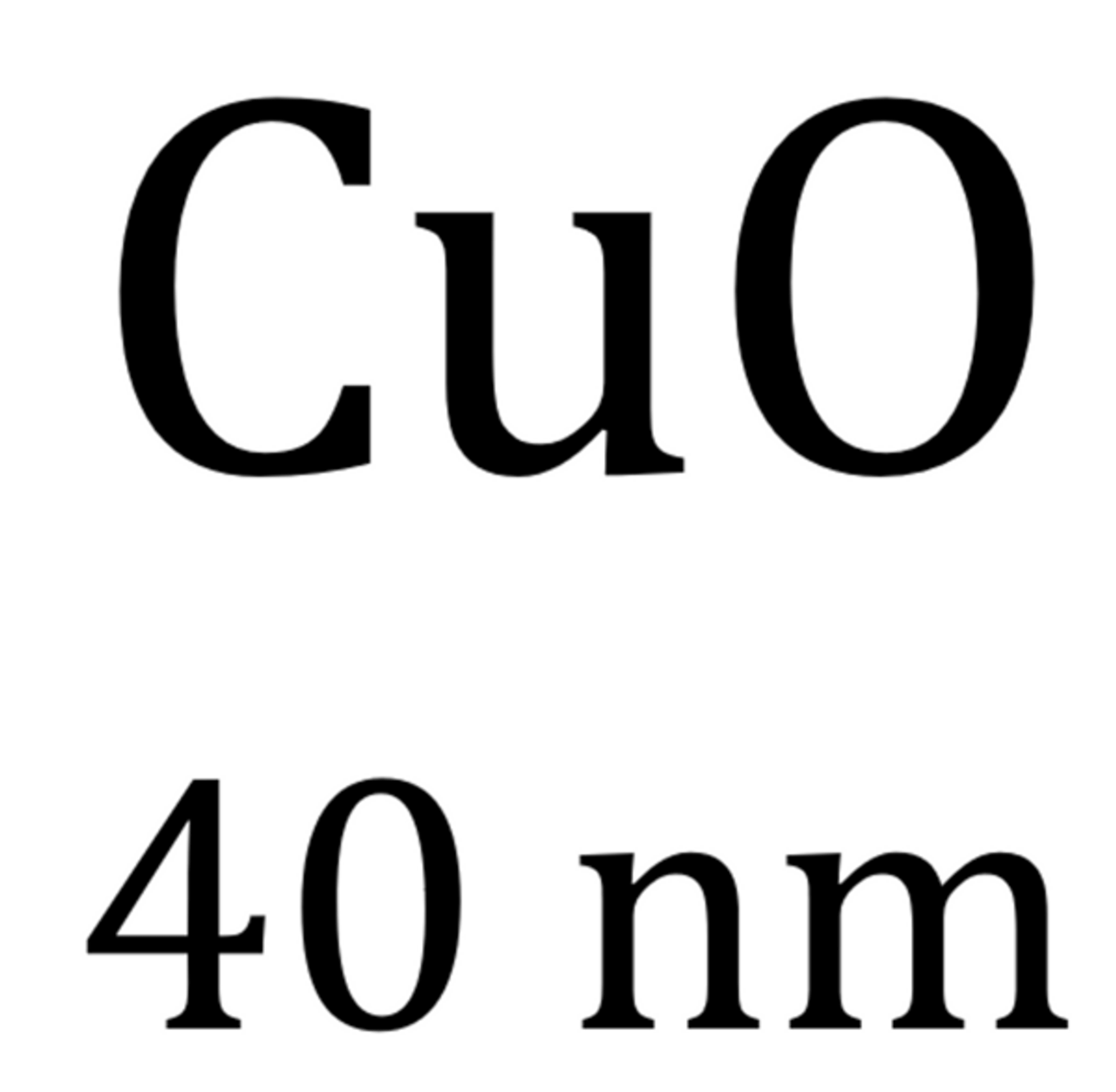 CuO, 99% Pure, 40 nm
