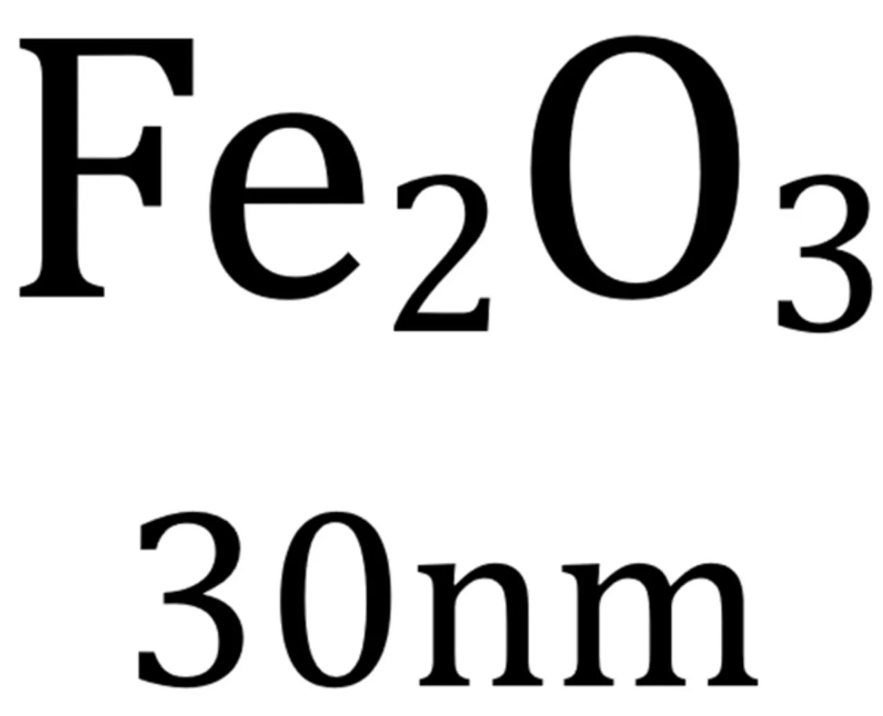 Iron Oxide Nanopowder: Fe2O3-alpha, 30 nm