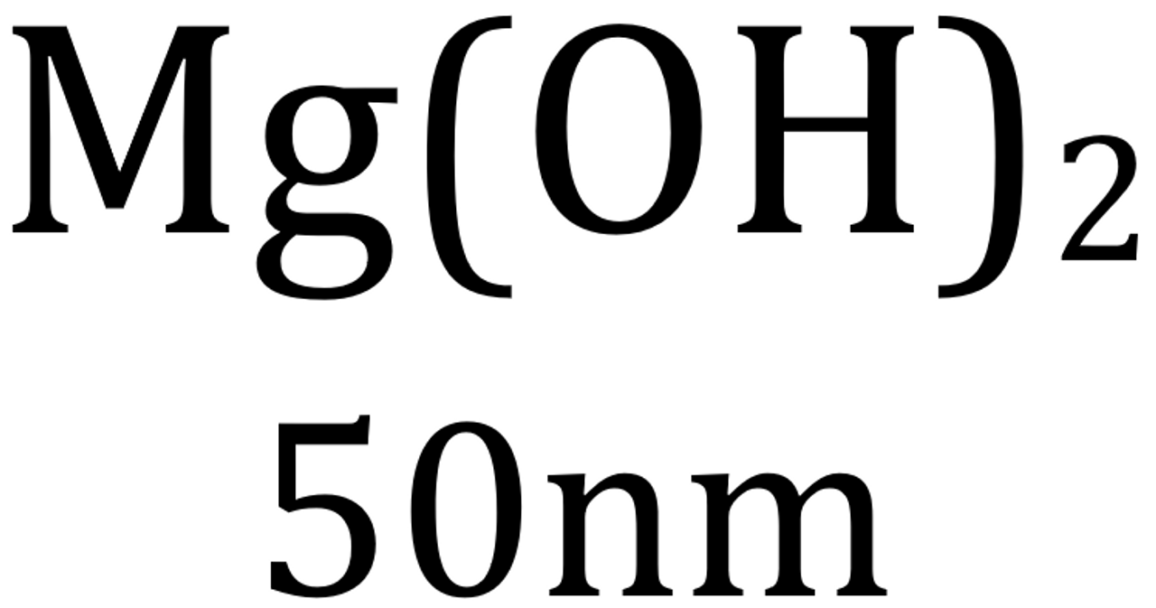 Mg(OH)2, 50 nm