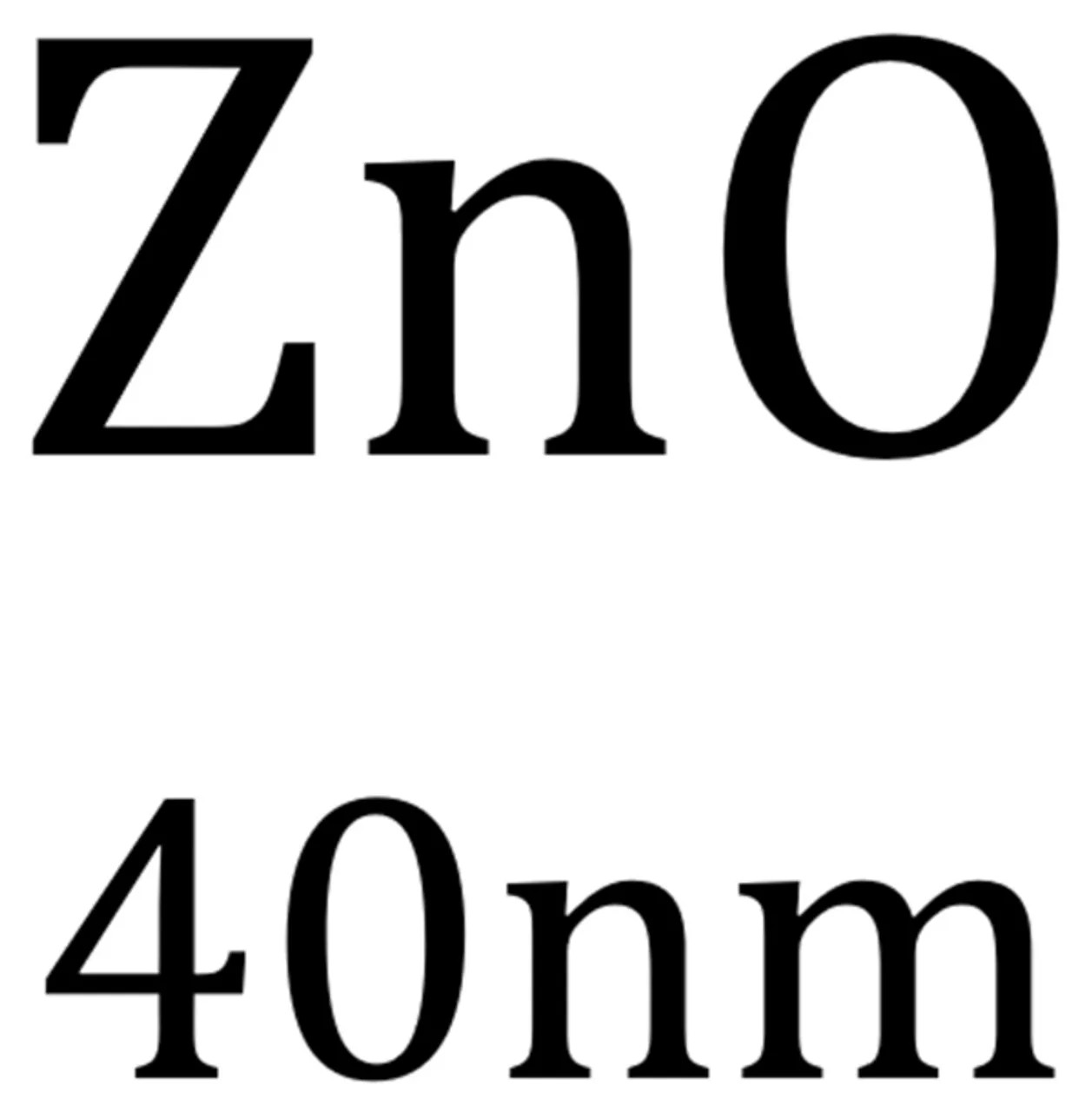 ZnO, 40 nm, for Rubber