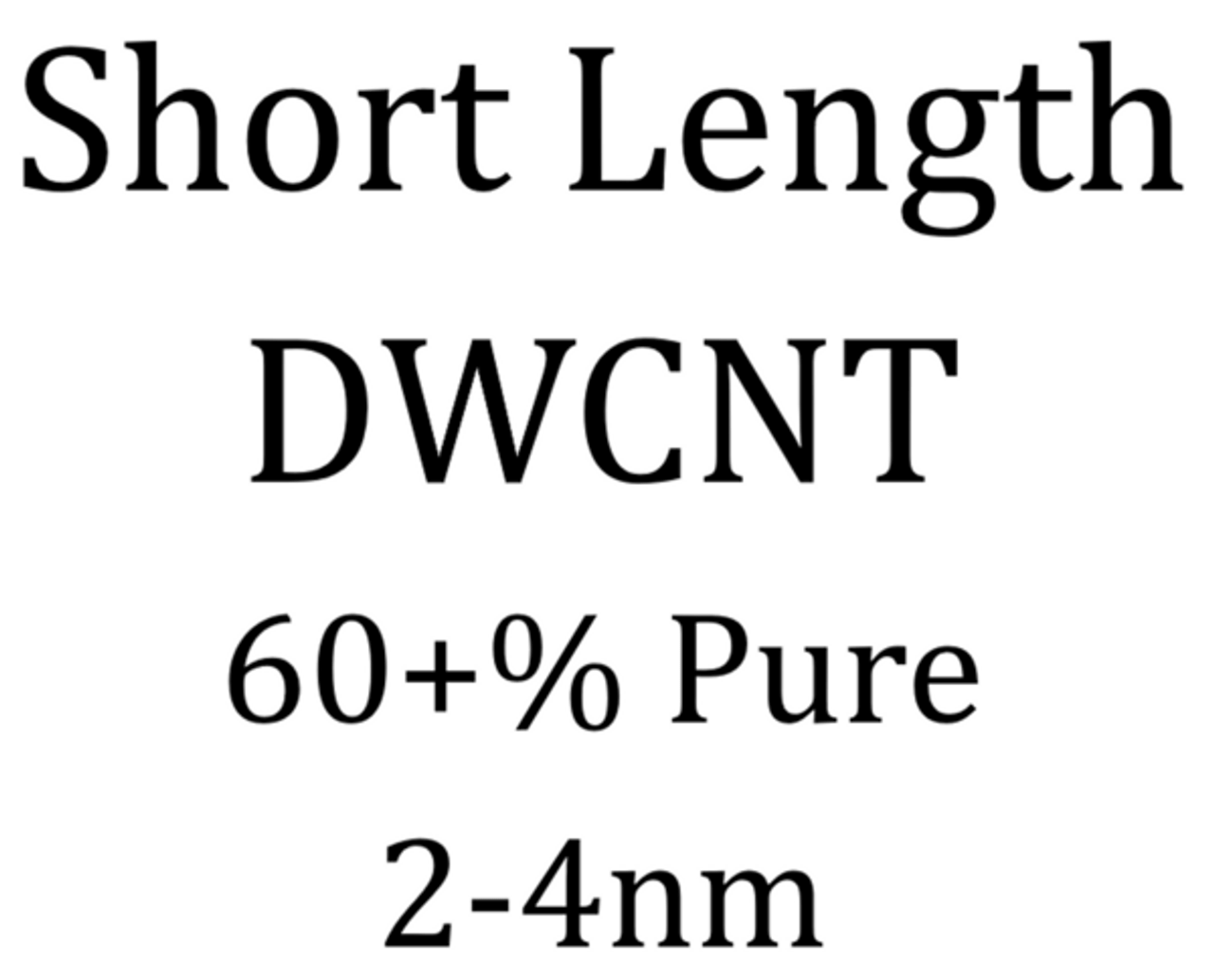 Short Length, Pure, OD: 2-4 nm