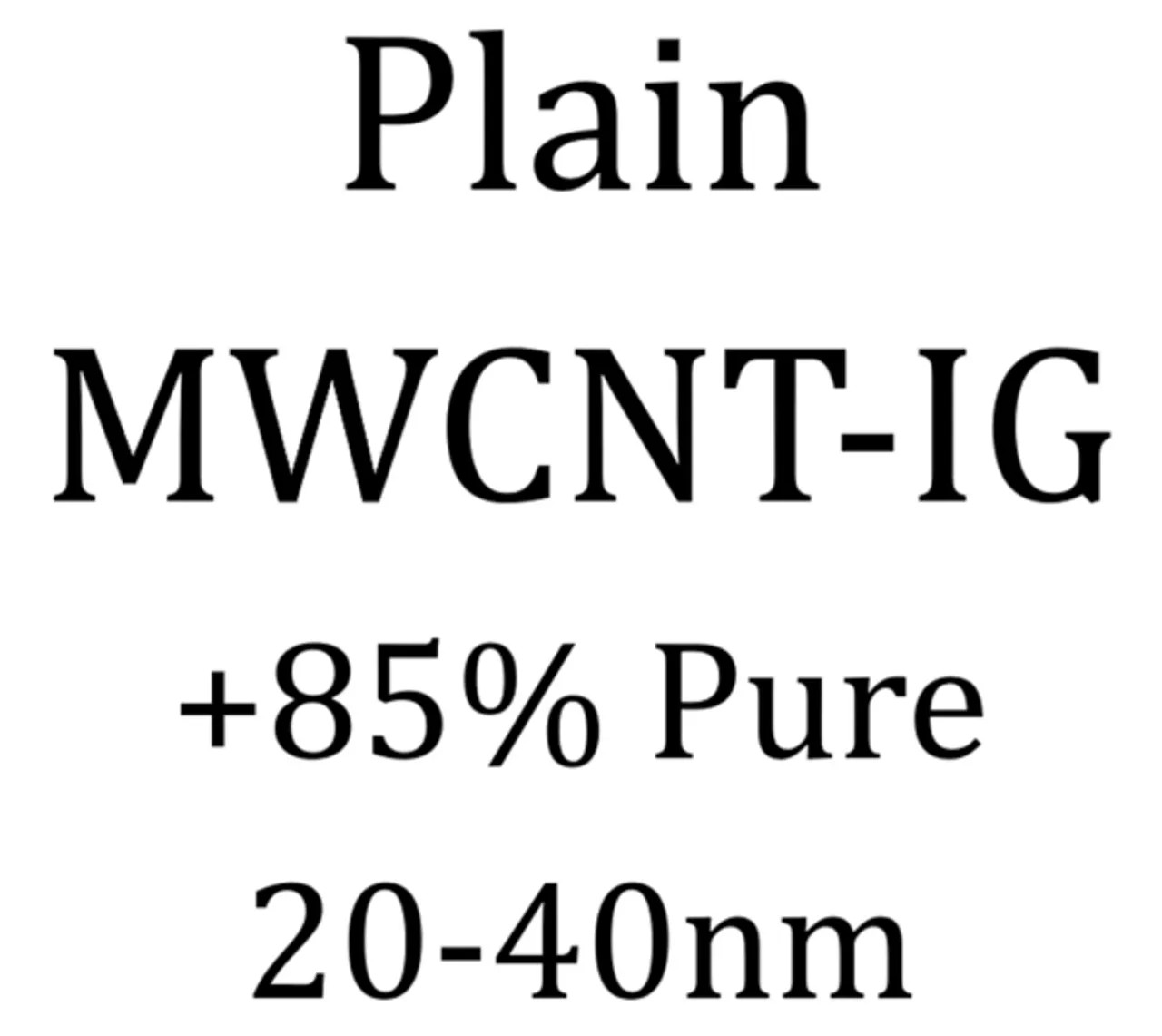 Plain, OD: 20-40 nm, Length: 10-30um