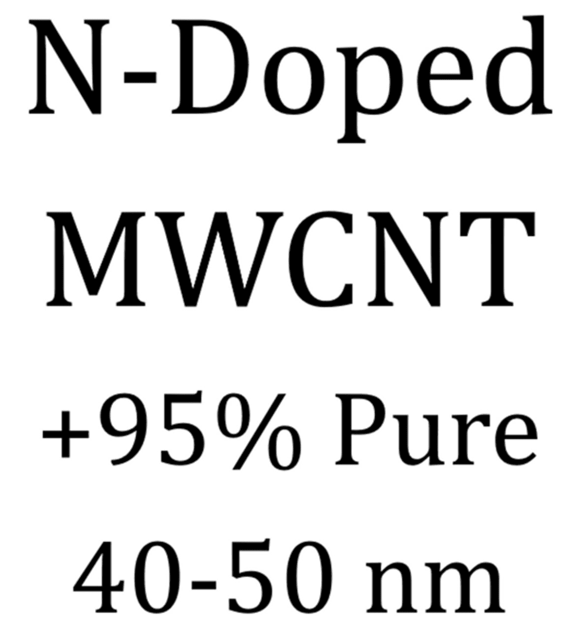 +95% Pure, OD: 40-50 nm, Length: 10-30 micron