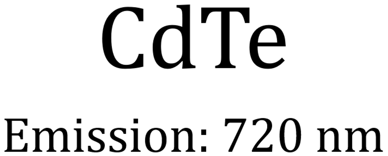 CdTe Emission: 720 nm