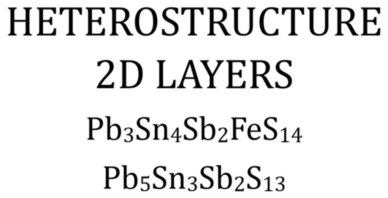 HETEROSTRUCTURE 2D LAYERS: Pb5Sn3Sb2S13