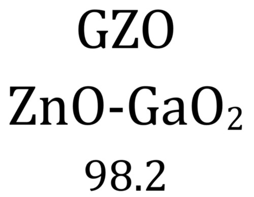 Gallium doped Zinc Oxide (GZO): MKN-GZO-040